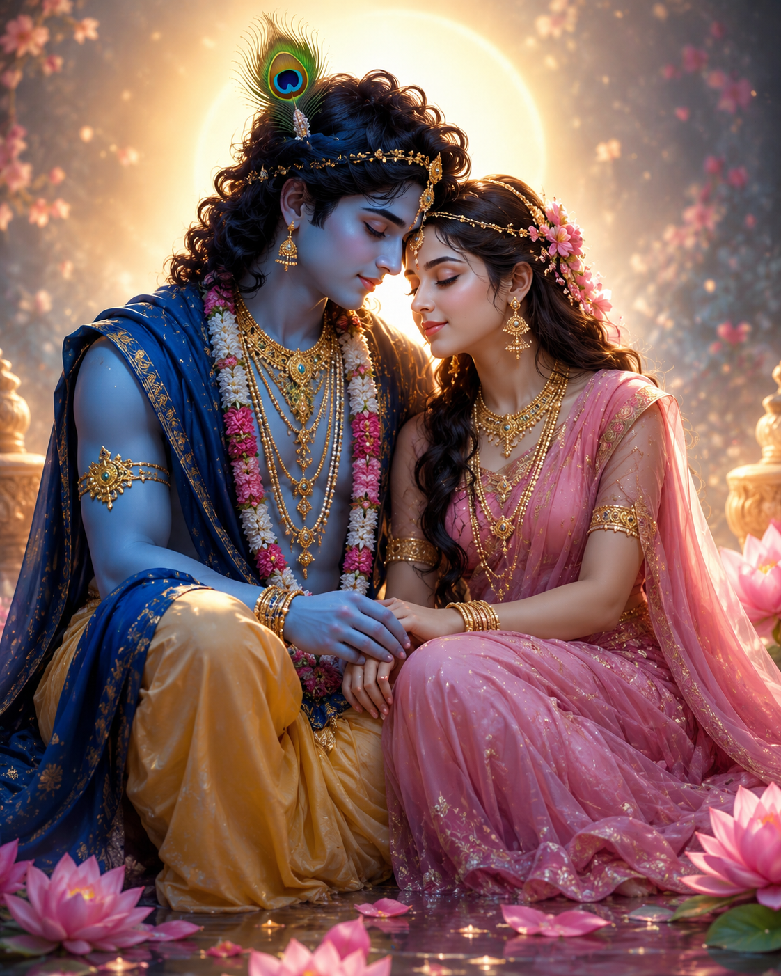 Radheshwari Krishna artwork representing pure love, relationship advice and life values